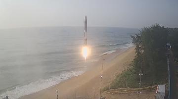 A space start-up takes off into history