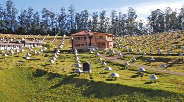 This telescope in Ooty is over the muon This telescope in Ooty is over the muon